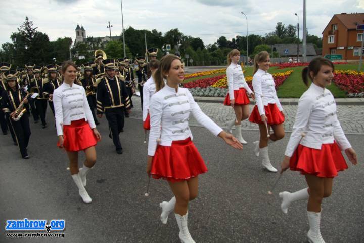 Parada Orkiestr Dętych w Zambrowie 2012 [foto+video]