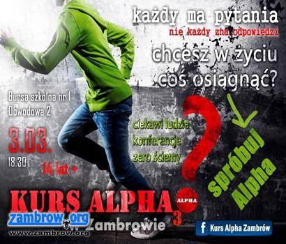Kurs Alpha po raz trzeci w Zambrowie 