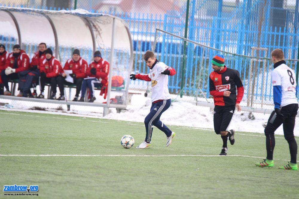 Olimpia minimalnie pokonała ŁKS Łomża w kolejnym sparingu [foto]
