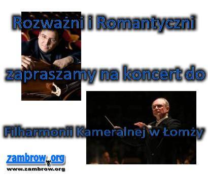 Zapraszamy na czwartkowy koncert łomżyńskiej filharmonii