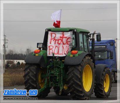 Protest rolników trwa