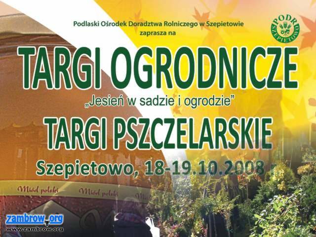 Jesienna Agroarena zaprasza na targi ogrodnicze i pszczelarskie