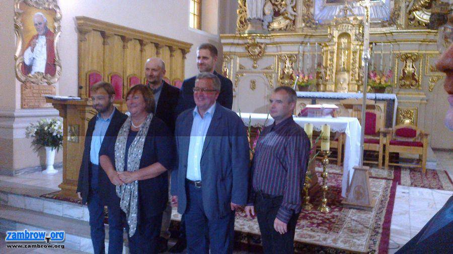 Zambrowianin na spotkaniu z Prezydentem Bronisławem Komorowskim