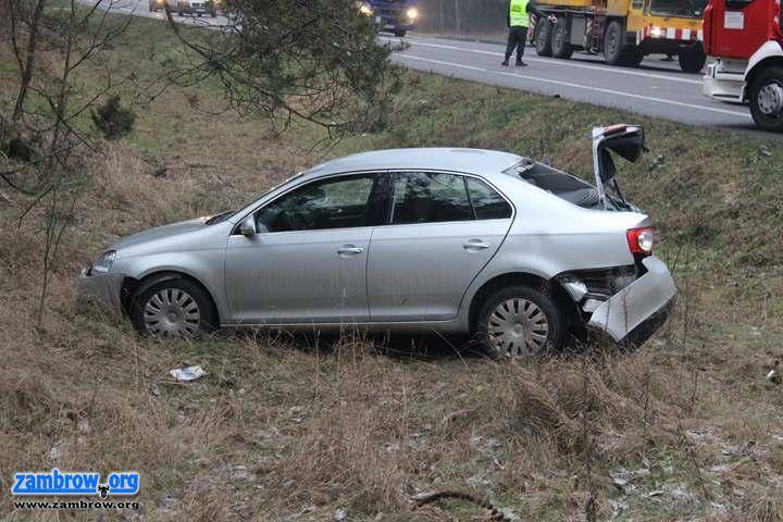 Uwaga. Jest ślisko. Wypadek na DK8 [foto]