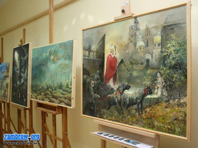Malarstwo Dąbkowskiego w galerii MOK