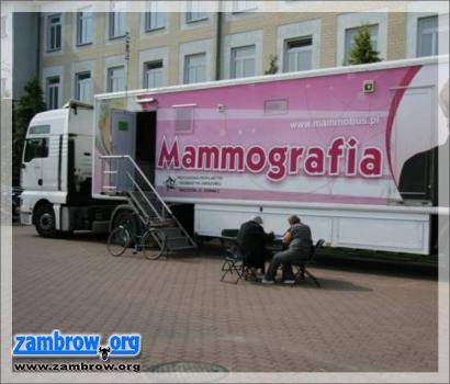 Bezpłatna mammografia w Zambrowie