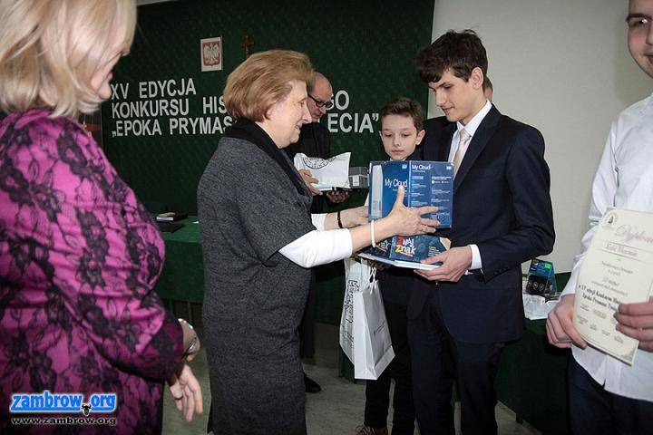 Sukcesy uczniów MG1 w konkursie „Epoka Prymasa Tysiąclecia”