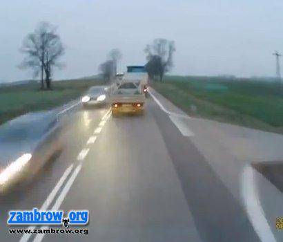 Dramatyczny film z wypadku w Zambrzycach Królach trafił do sieci