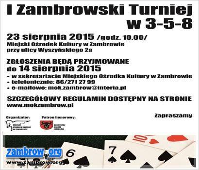 Zapisz się na rozgrywki 3-5-8