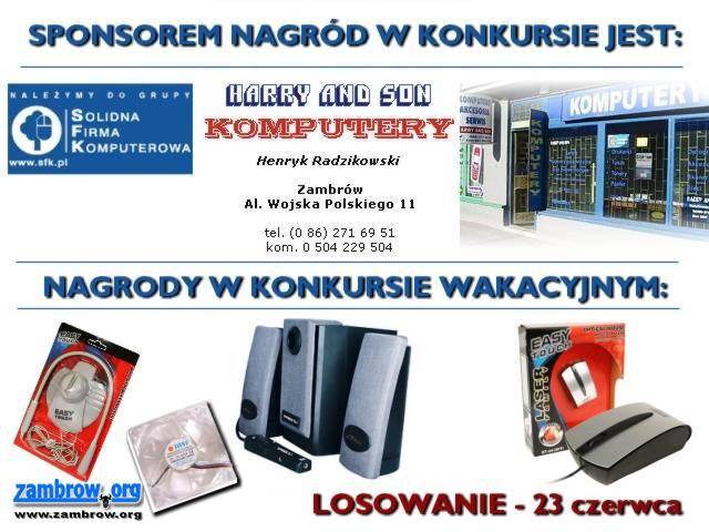 Rozstrzygnięcie konkursu Wiosennego