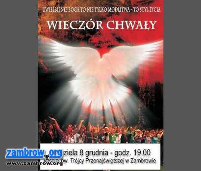 Zaproszenie na „Wieczór Chwały”
