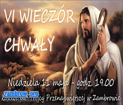 Zapraszamy na VI Wieczór Chwały