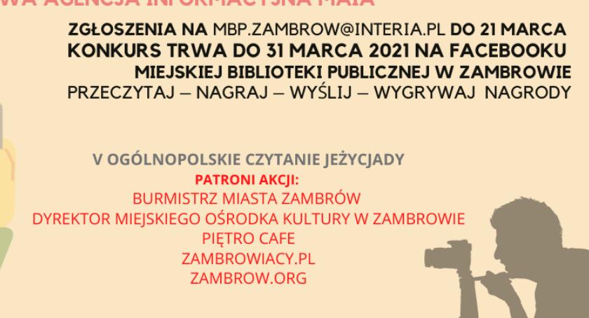 Jeżycjada przed kamerką…  Weź udział w konkursie zambrowskiej biblioteki na czytanie Jeżycjady 