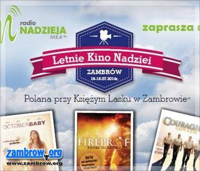Od środy rusza Letnie Kino Nadziei