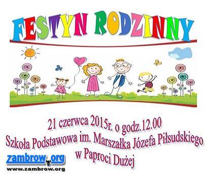 Jutro festyn w Paproci Dużej