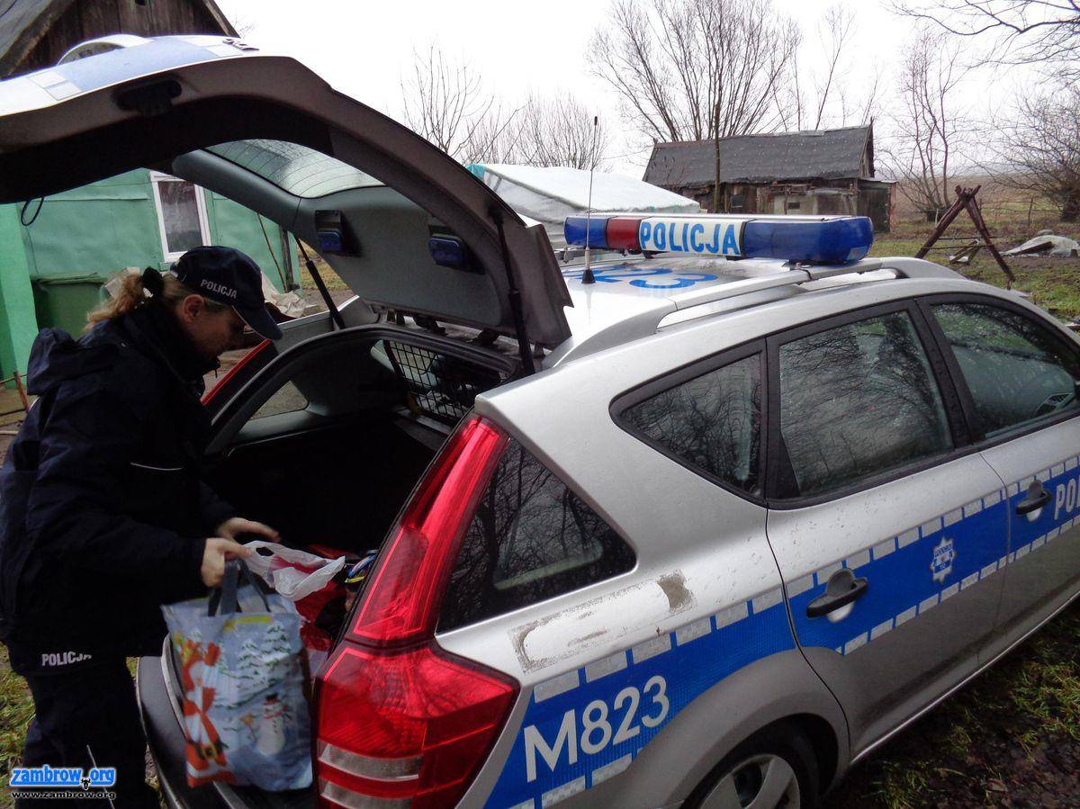 Szlachetna „Niebieska paczka” od KPP w Zambrowie