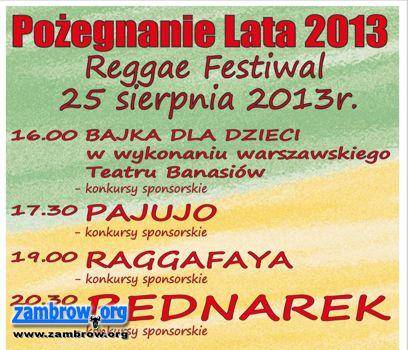 Kamil Bednarek gwiazdą Pożegnania Lata 2013