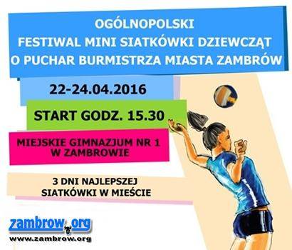 Ogólnopolski Festiwal Mini Siatkówki Dziewcząt już w najbliższy weekend 