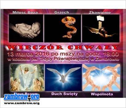 Wieczór Chwały już jutro