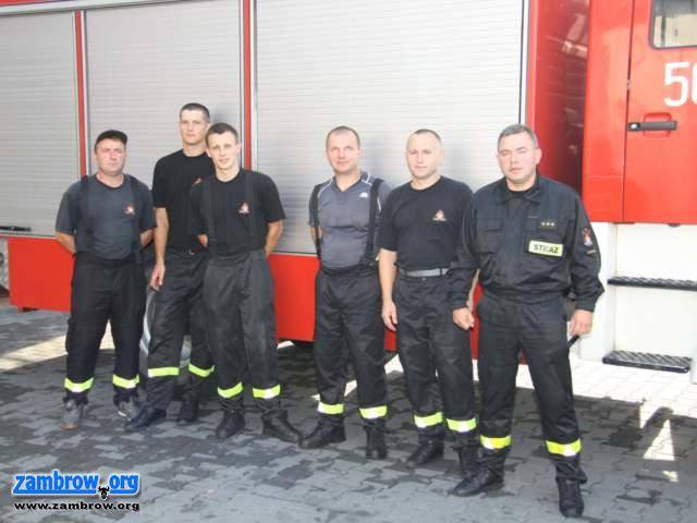 Zambrowscy strażacy gaszą pożary w Rosji