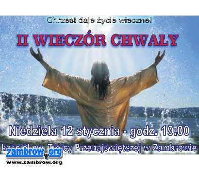 Zaproszenie na „Wieczór Chwały”