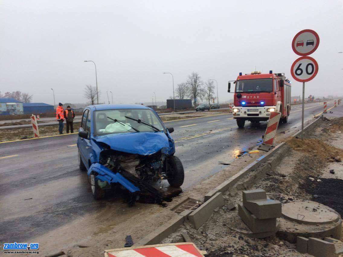 Wypadek na krajowej „ósemce” [foto]