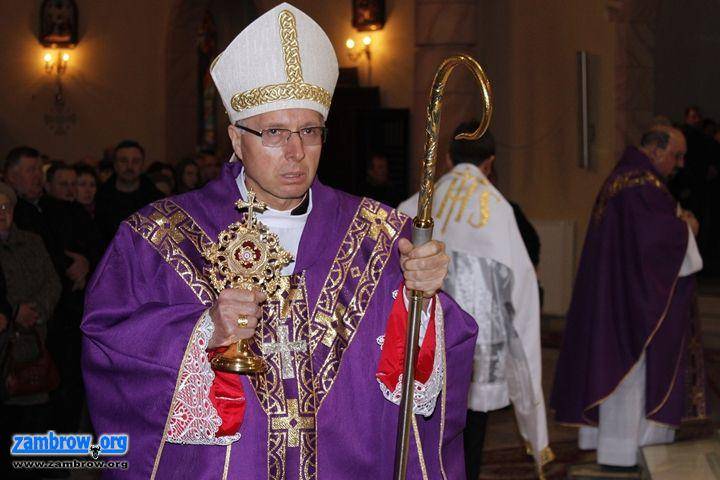 Relikwia błogosławionego Jana Pawła II w Zambrowie
