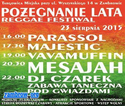 Mesajah gwiazdą tegorocznego Pożegnania Lata 