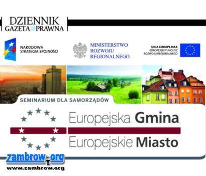 Nasze gminy w rankingu Europejska Gmina, Europejskie Miasto