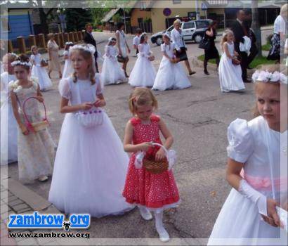 Harmonogram i trasy procesji Bożego Ciała w Zambrowie