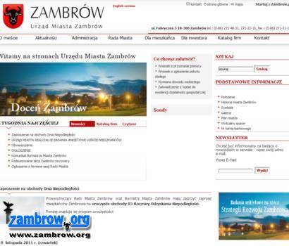 Miasto Zambrów w opinii mieszkańców