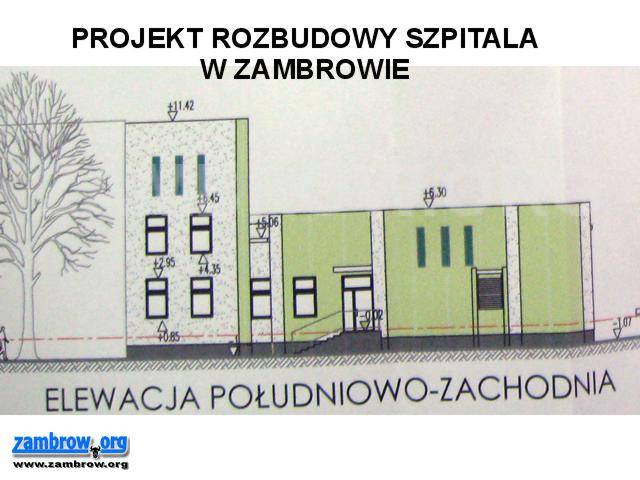 Są już plany rozbudowy szpitala