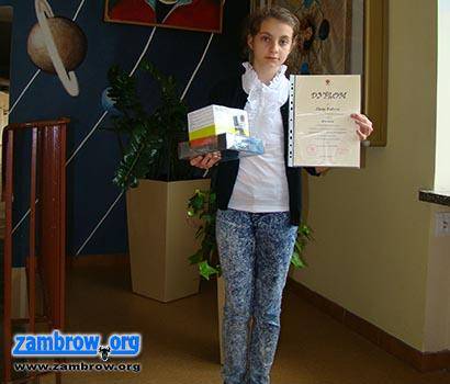 Uczennica „Piątki” laureatką konkursu „Spojrzeć w przyszłość – Szkolne Koła 