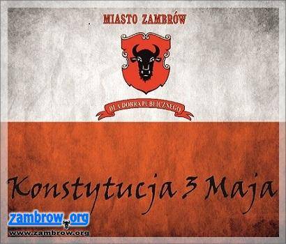 Zapraszamy na obchody rocznicy uchwalenia Konstytucji 3 Maja