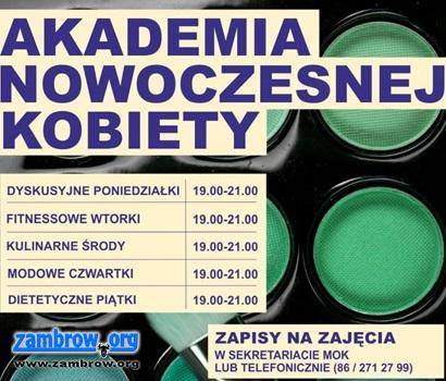 Trwa nabór do Akademii Nowoczesnej Kobiety 