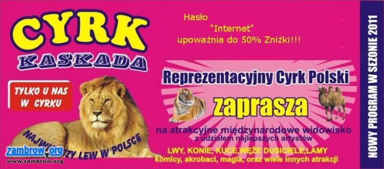 Bezpłatne wejściówki do cyrku dla czytelników Portalu