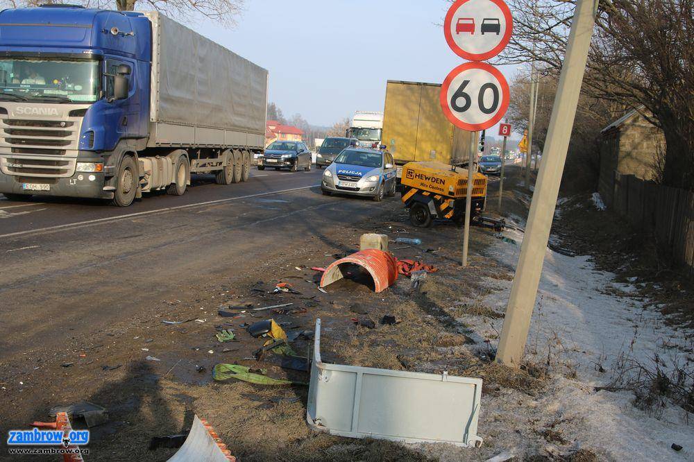 Wypadek na DK8 [foto]