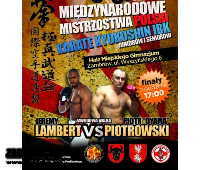 W sobotę w Zambrowie mistrzostwa Polski w karate