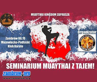 Rafał Simonides i Tawatchai „Lucky” Budsadee poprowadzą seminarium w Zambrowie