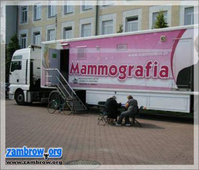 Bezpłatne badania mammograficzne w Zambrowie