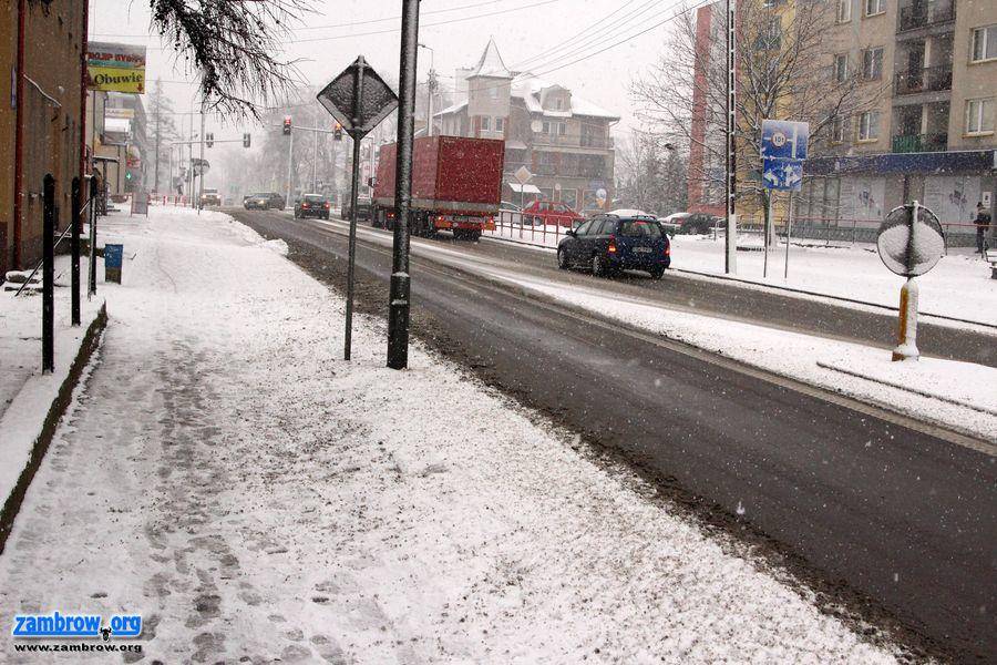 Zima wróciła do Zambrowa [foto]