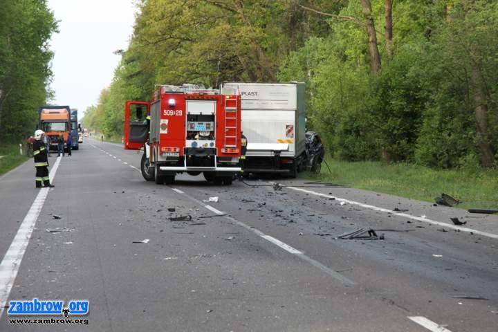 Tragiczny wypadek na krajowej 