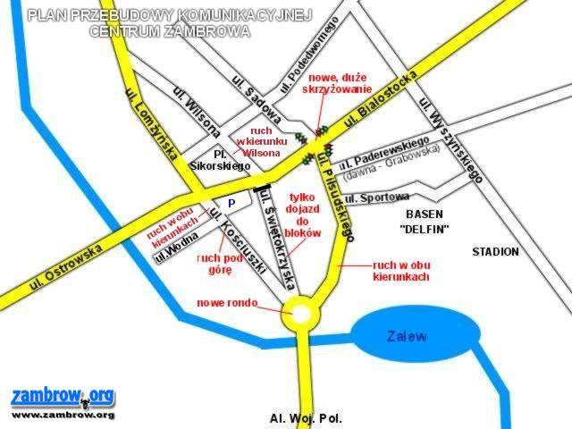 Przebudowa centrum Zambrowa - rusza 20 marca