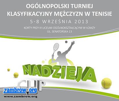 Rusza największy turniej tenisa ziemnego w regionie - „Nadzieja Cup”