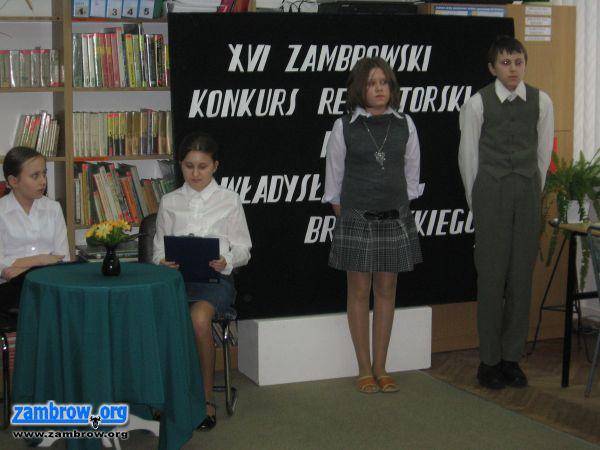 XVI Zambrowski Konkurs Recytatorski Poezji Władysława Broniewskiego