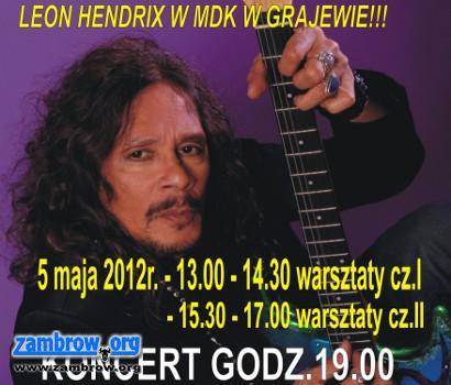 Brat Jimiego Hendrixa wystąpi w Grajewie!