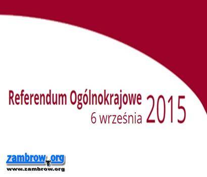 Referendum 2015 – wyniki głosowania w Zambrowie