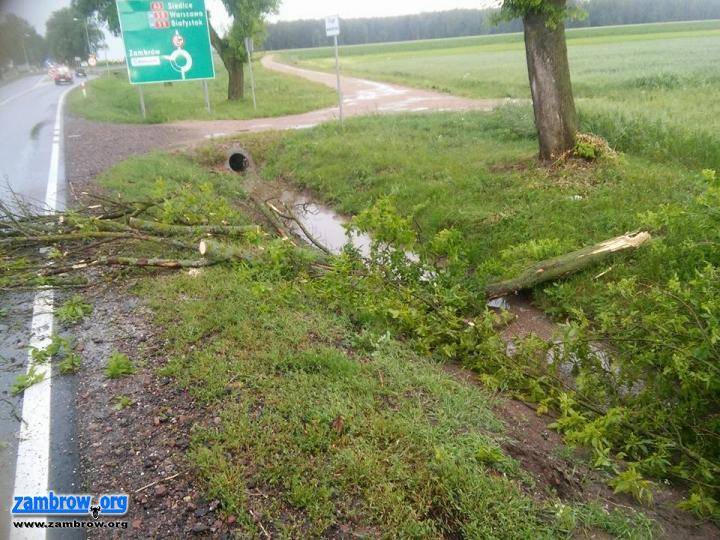 Nawałnica przeszła nad naszym regionem. Wyglądało groźnie