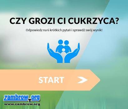 Sprawdź czy grozi Ci cukrzyca!