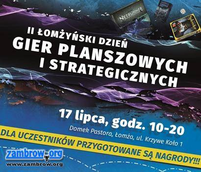 Zapraszamy na Łomżyński Dzień Gier Planszowych i Strategicznych